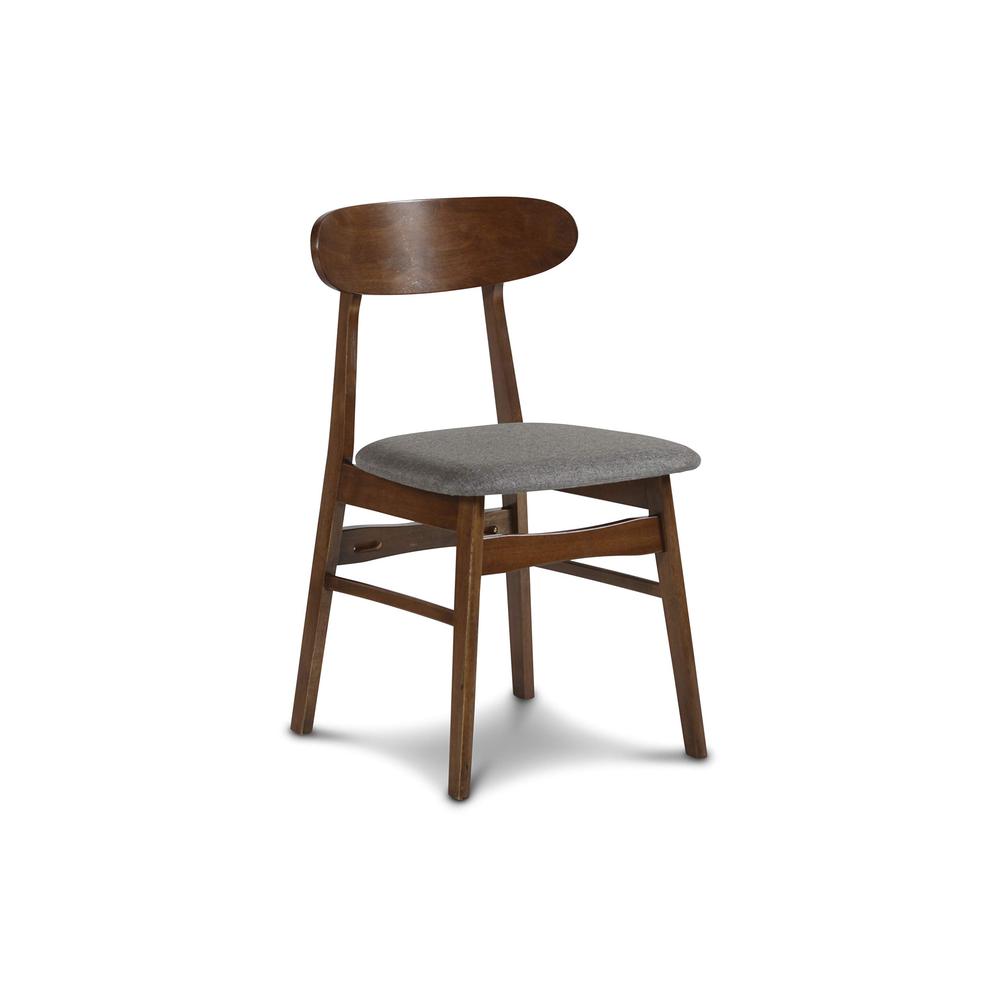 Morocco Dark Gray Solid Wood Dining Chair (Set of 6)