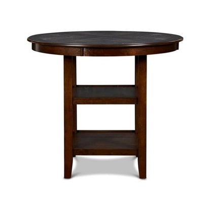 Gia 5-Piece Transitional Wood Dining Set in Cherry