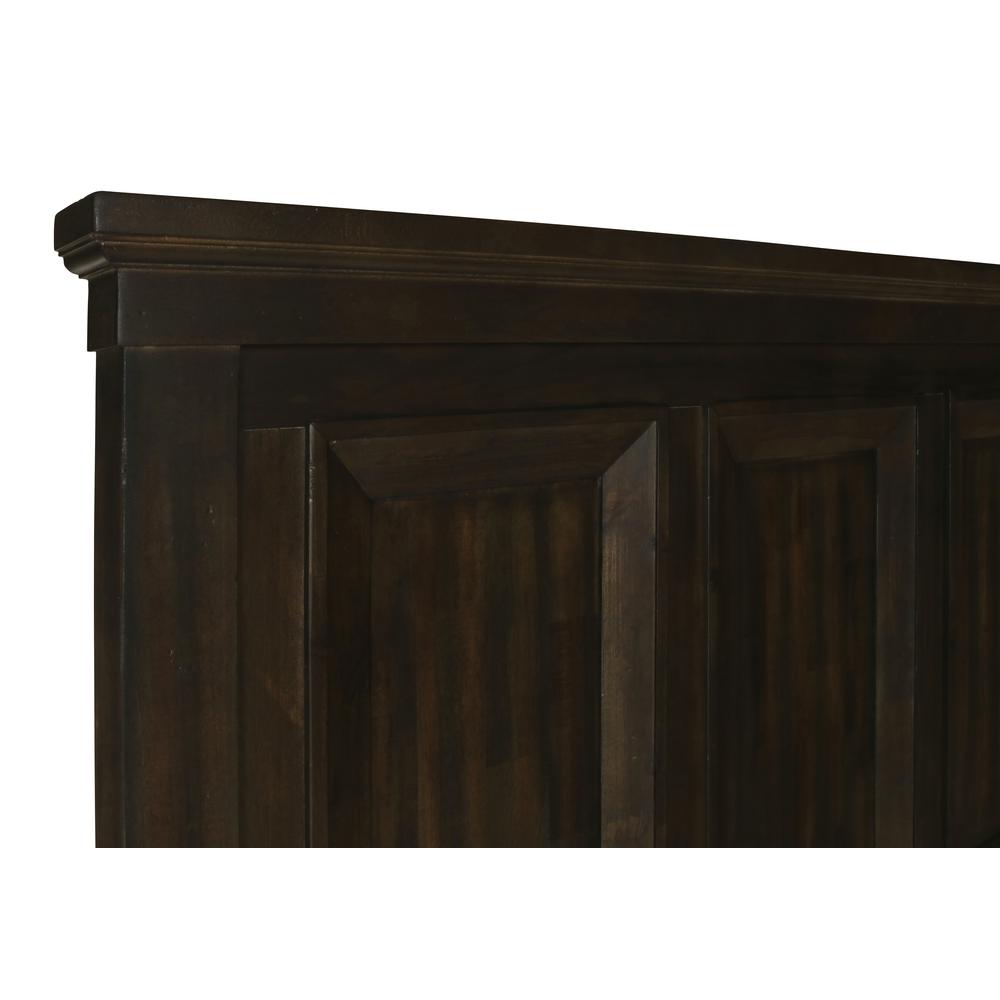 Furniture Sevilla Contemporary Wood California King Bed in Walnut