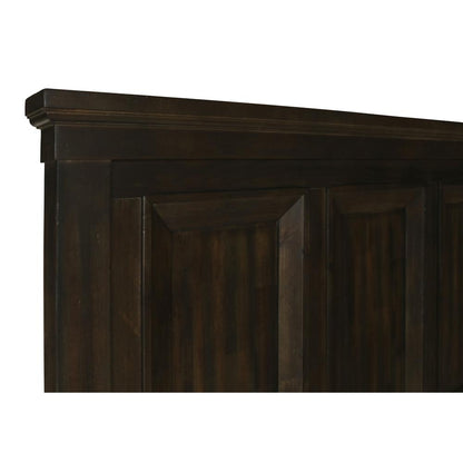 Furniture Sevilla Contemporary Wood California King Bed in Walnut