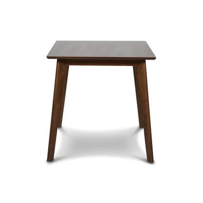 Furniture Morocco 7-Piece Mid-Century Wood Dining Set in Orange