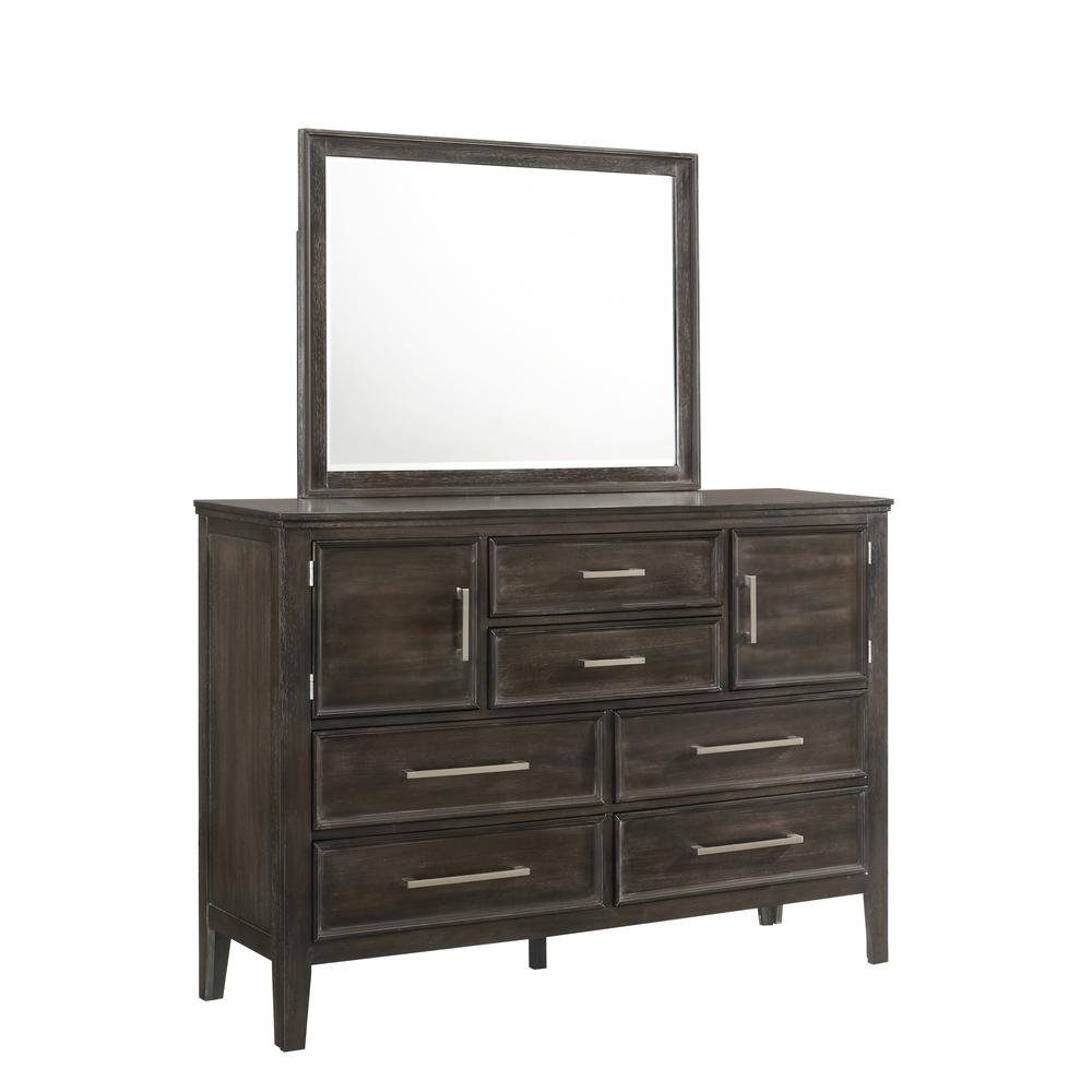 Andover 4-Piece Queen Wood Bedroom Set with Nightstand in Nutmeg