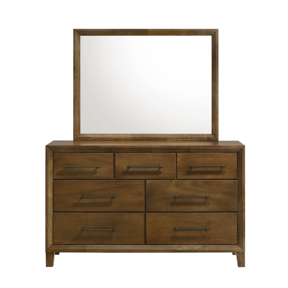 Ballard 5-Piece Wood Cal King Bedroom Set in Walnut
