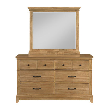 Sunstone 5-Pc Wood Cal King Bedroom Set w Chest in Honey