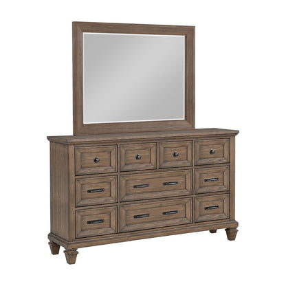 Mariana 5-Piece Wood Cal King Bedroom Set, Mocha