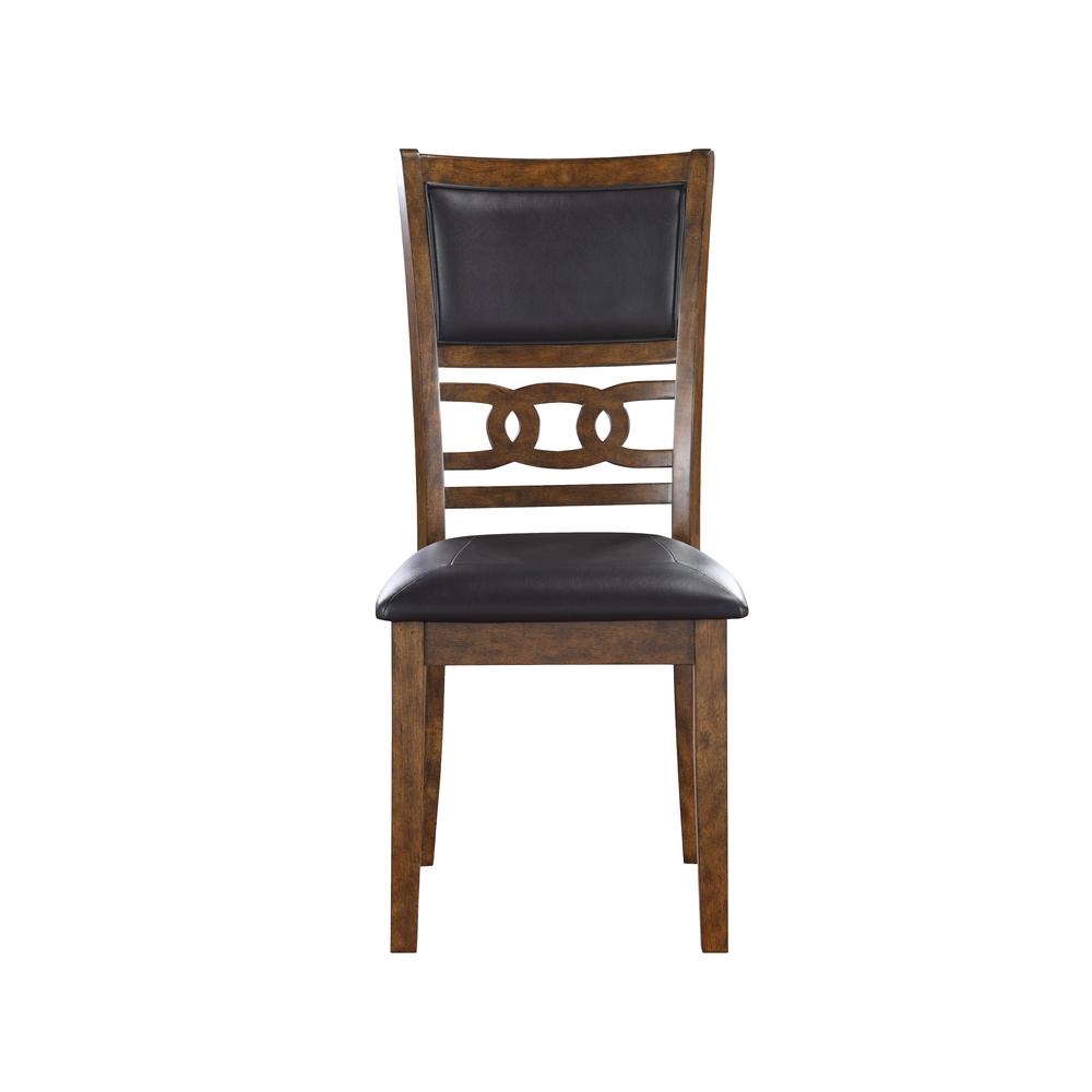 Furniture Gia Solid Wood Dining Drop Leaf Table 2 Chairs in Brown