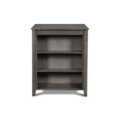 Furniture Gia Solid Wood Counter Table 2 Chairs in Gray