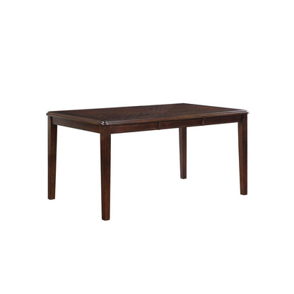 Gia 5-Piece 60" Wood Rectangular Dining Set with 4 Chairs in Cherry