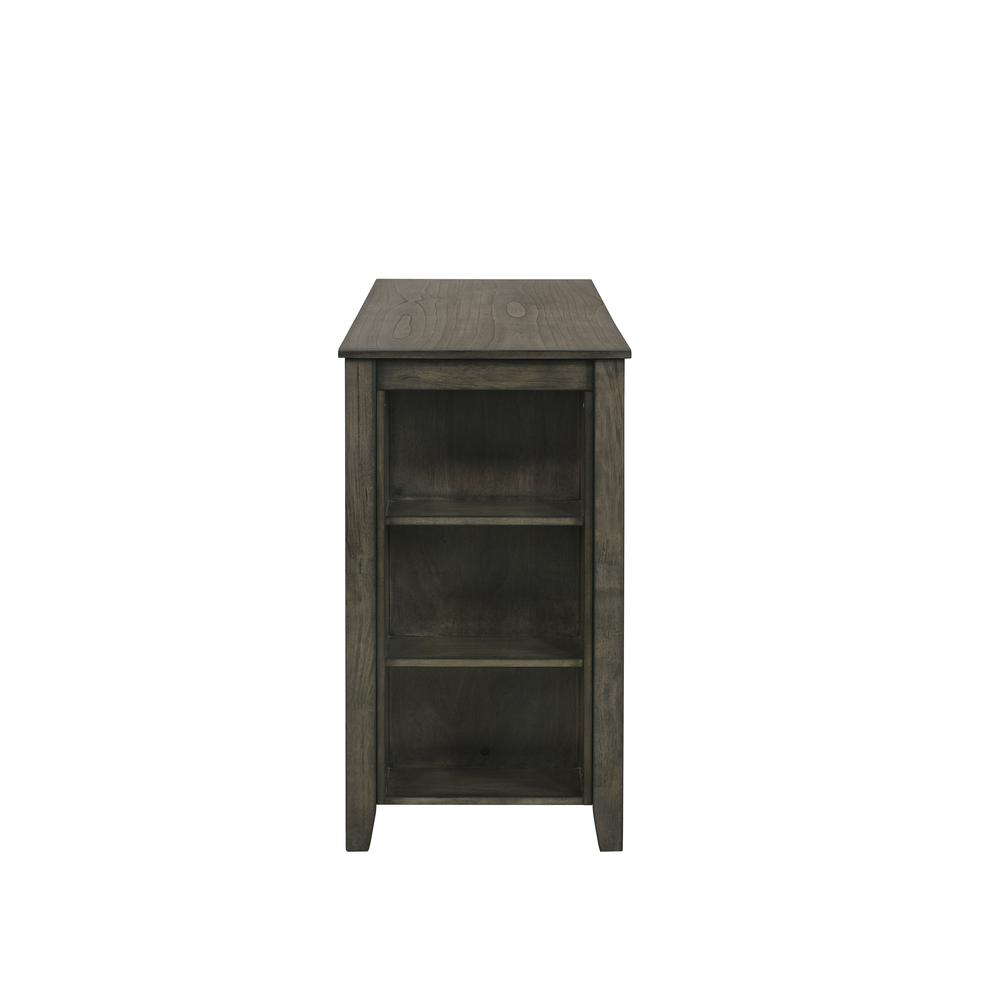 Furniture Churon Solid Wood Gathering Bar Table and 2 Stools - Brown