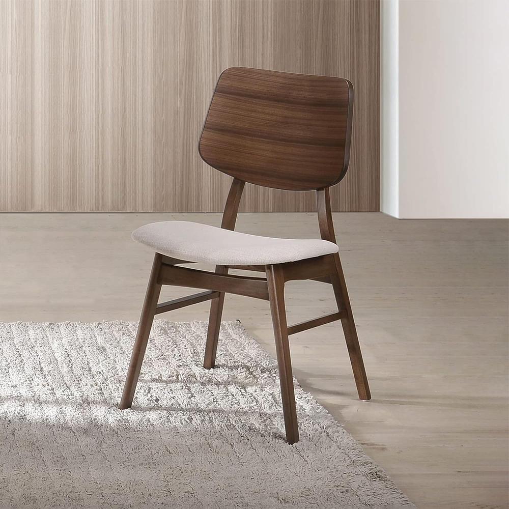 Oscar Walnut Solid Wood Dining Chair (Set of 4)