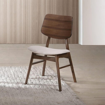 Oscar Walnut Solid Wood Dining Chair (Set of 4)