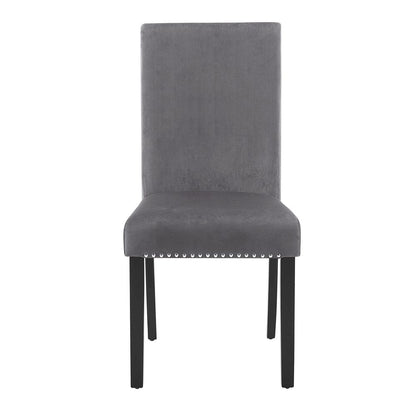 Celeste Gray Wood Upholstered Dining Chair (Set of 4)
