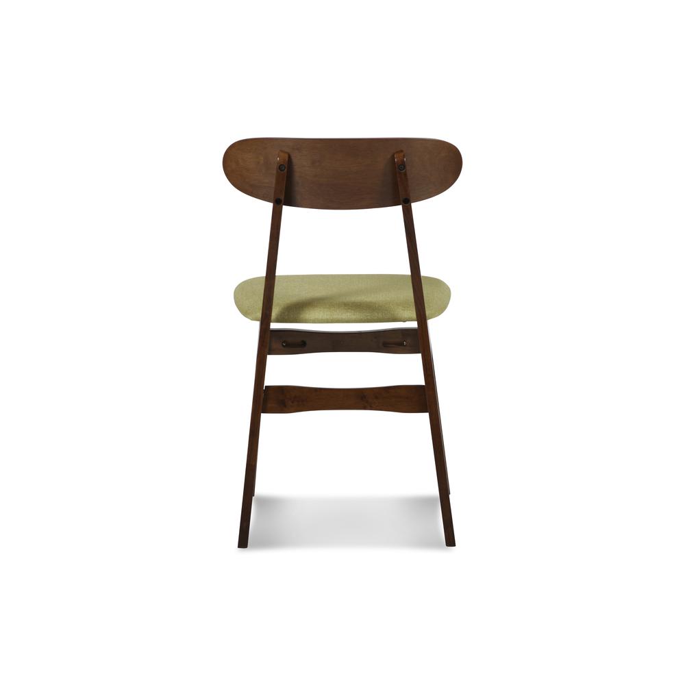Furniture Morocco 5-Piece Mid-Century Wood Dining Set in Green