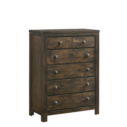 Blue Ridge 3-Piece Wood Chest with 2 Nightstands in Gray