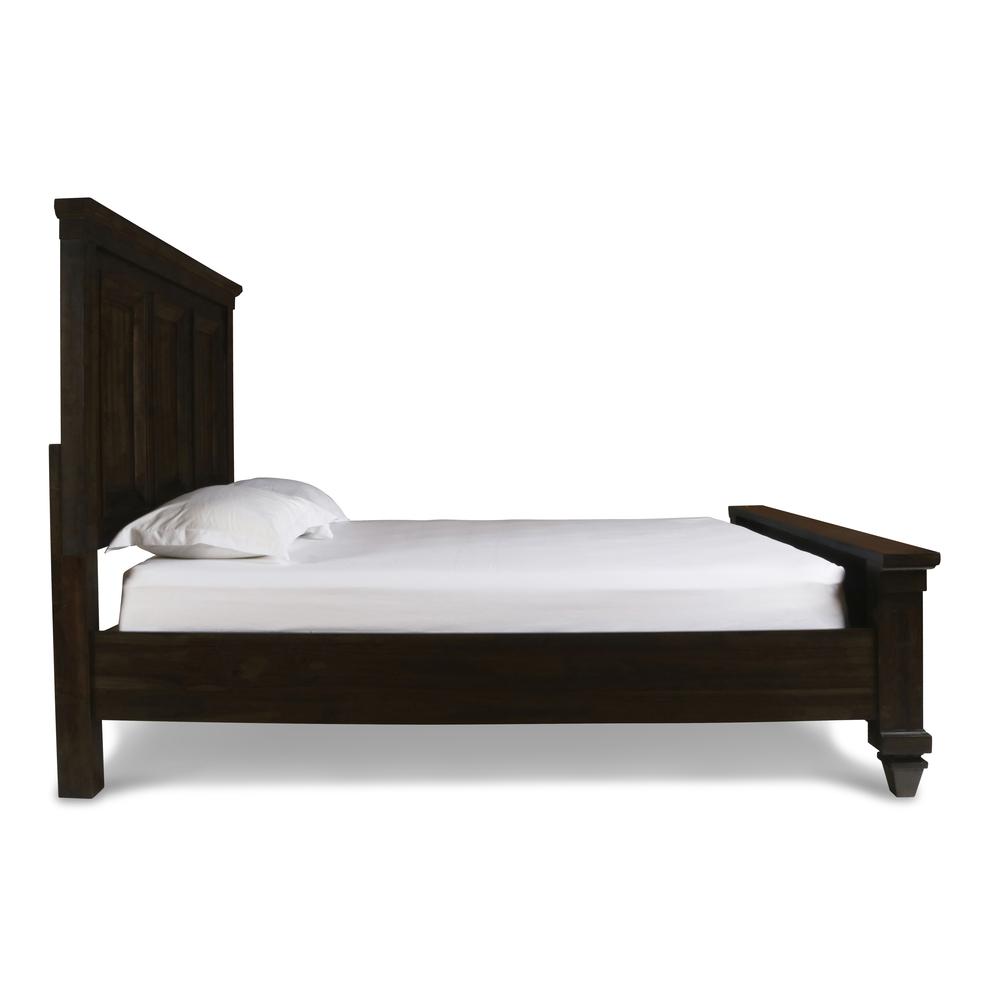 Furniture Sevilla Contemporary Wood California King Bed in Walnut