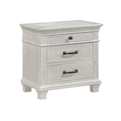Silver Sands 5Pc Wood Queen Bedroom Set in Gray