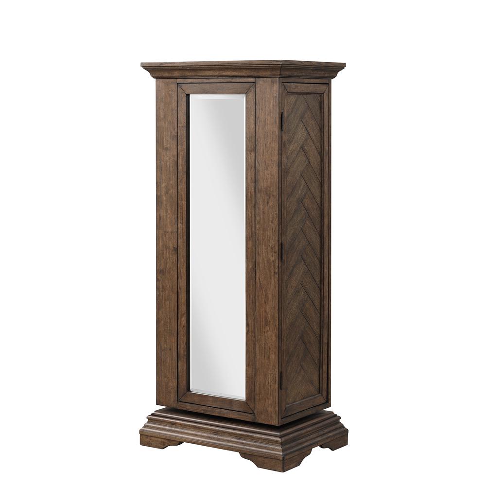Furniture Mar Vista Solid Wood Swivel Lingerie Chest in Walnut