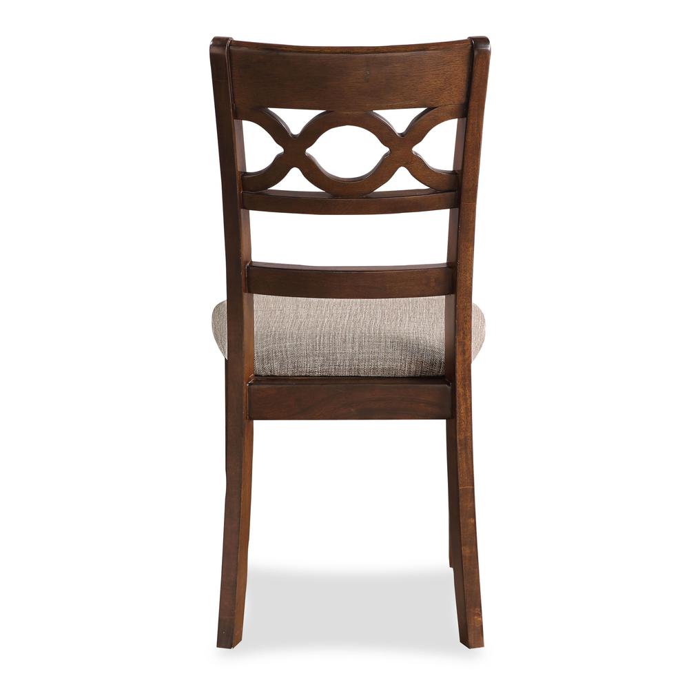 Cori 5-Piece Wood Round Dining Table Set with 4 Chairs in Cherry