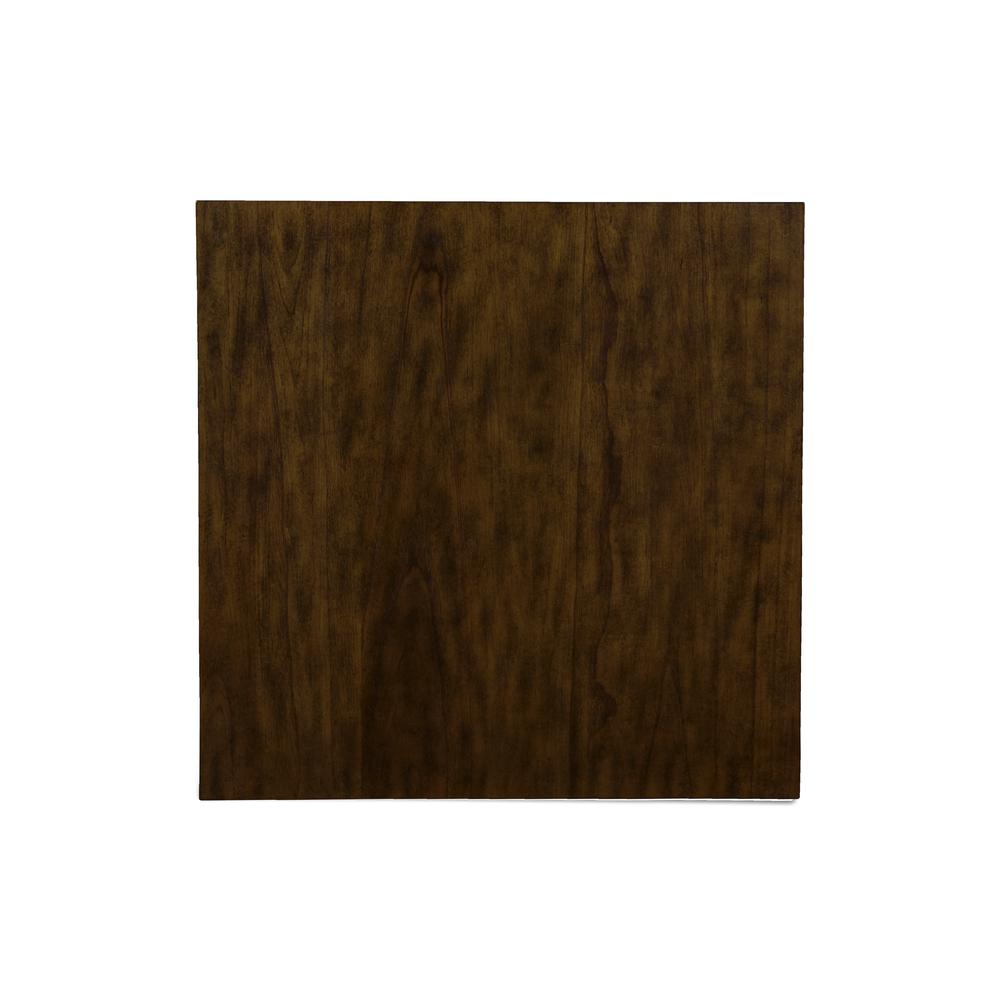 Furniture Gia Solid Wood Counter Table  2 Chairs in Brown
