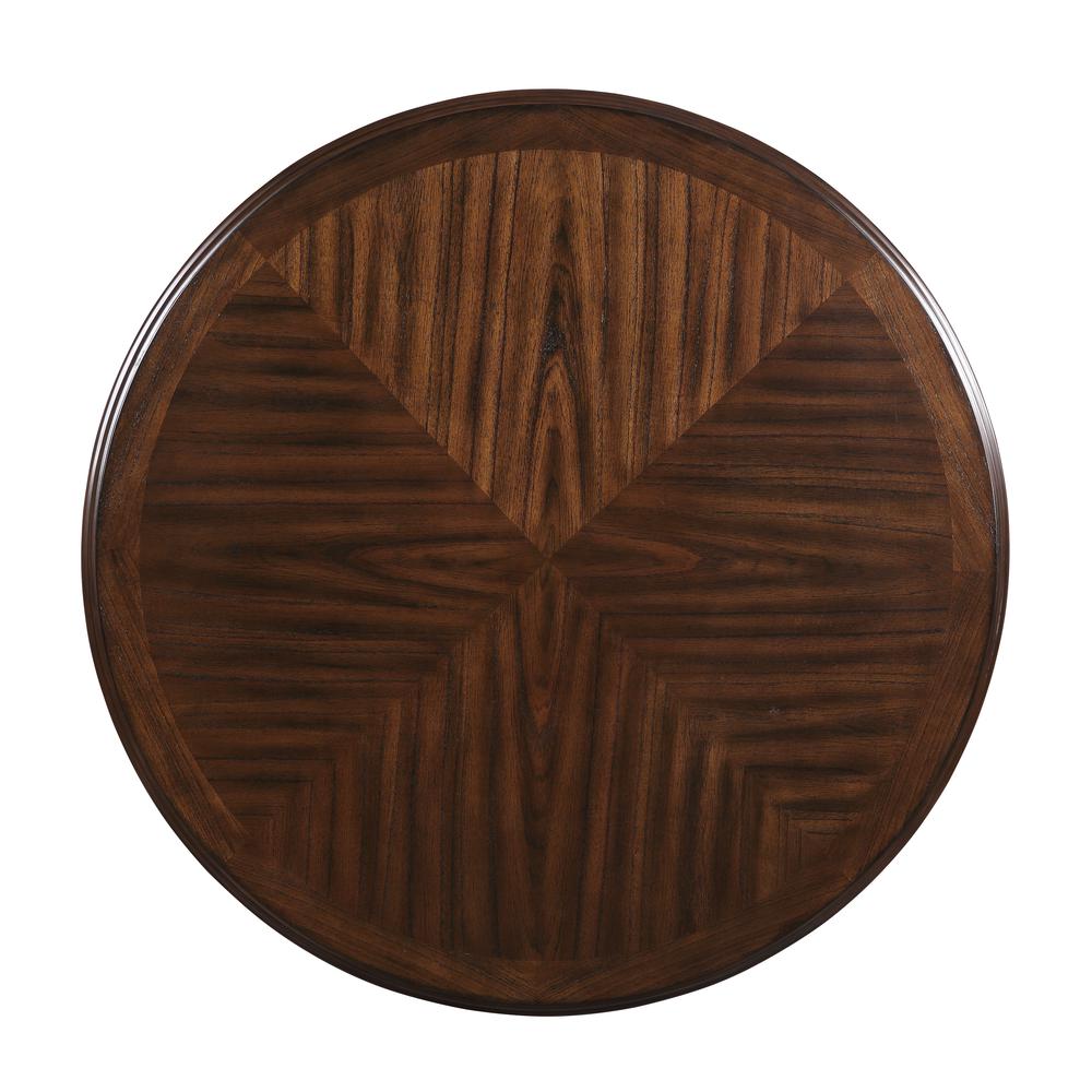 Cori 5-Piece Wood Round Dining Table Set with 4 Chairs in Cherry