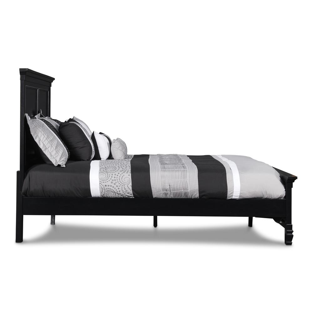 Furniture Tamarack 3/3 Solid Wood Twin Bed in Black