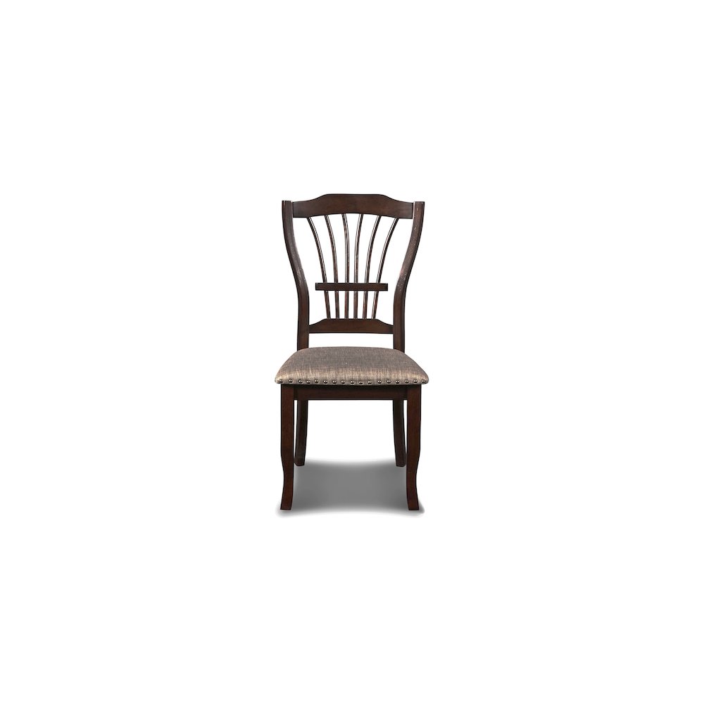 Furniture Bixby Solid Wood Dining Chairs in Espresso (Set of 2)
