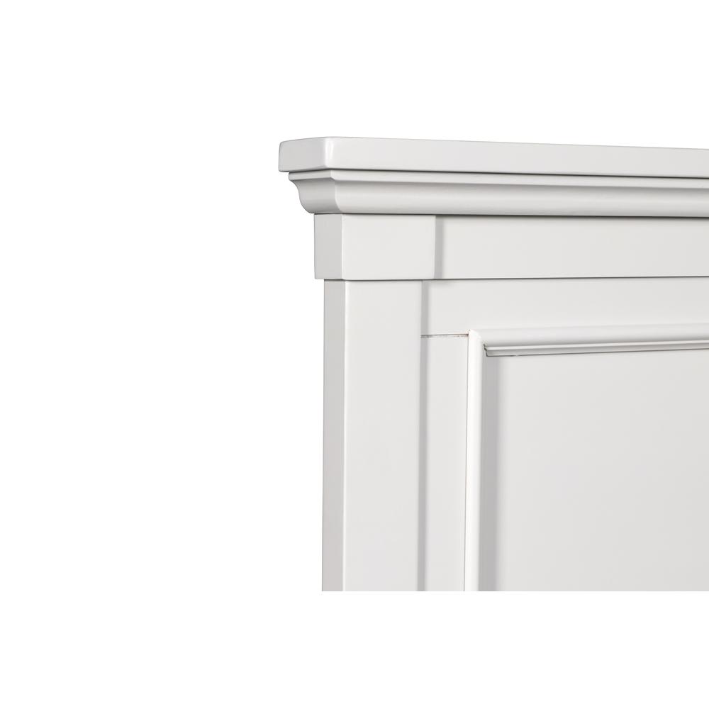 Furniture Tamarack Contemporary Solid Wood 5/0 Q Bed in White