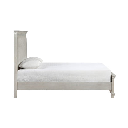 Silver Sands 5Pc Wood Cal King Bedroom Set in Gray