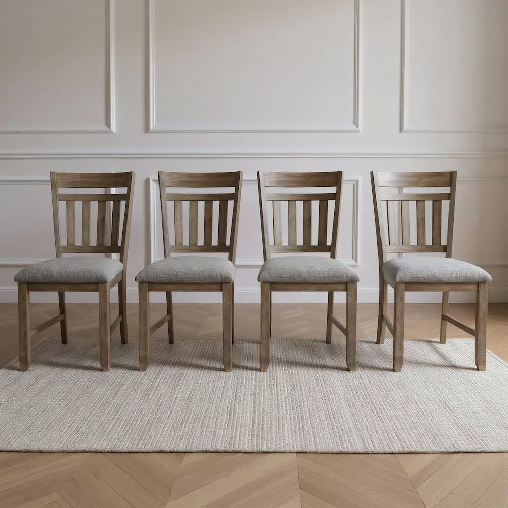 Harrisburg Wood Dining Chair in Walnut (Set of 4)