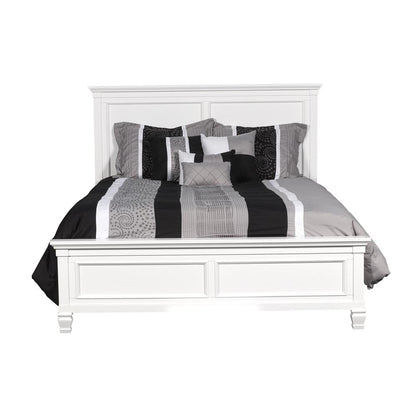 Tamarack 4-Piece Wood Queen Bedroom Set with Chest in White