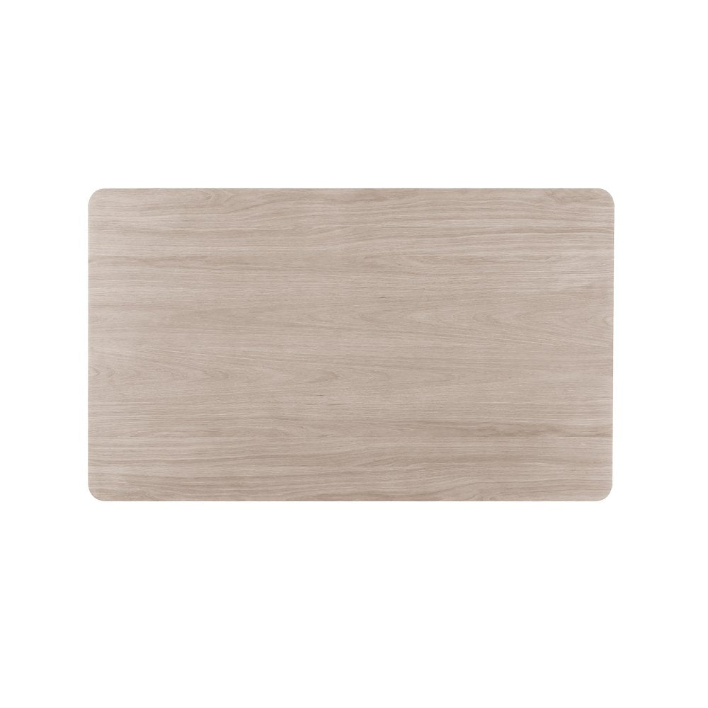 Oscar 60 in. Rectangle Wood Dining Table, White Ash