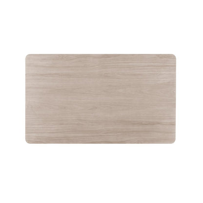 Oscar 60 in. Rectangle Wood Dining Table, White Ash