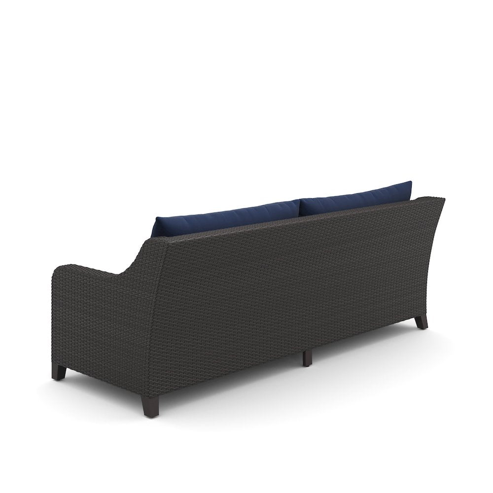 Skye 2 Pc Sofa And Slat Top Coffee Table Set-Blue