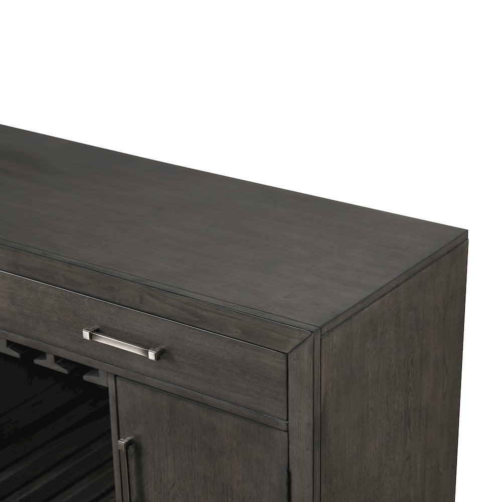 High Line Wood 2-drawer Server, Coffee