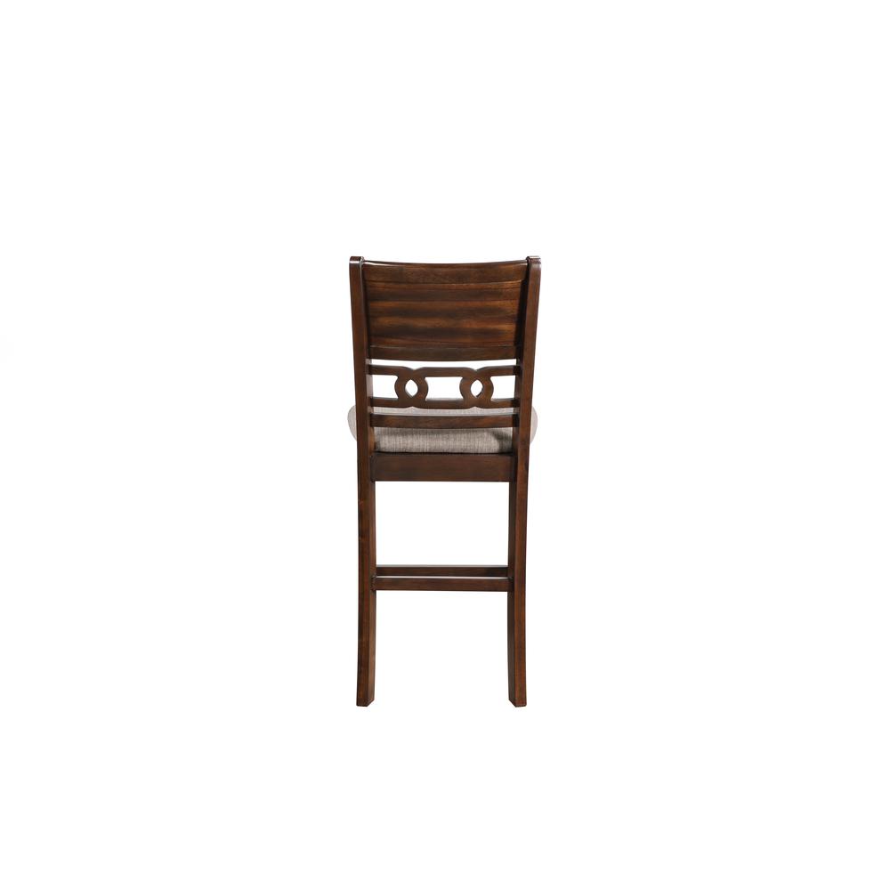 Furniture Gia 5-Piece Transitional Wood Counter Set in Cherry