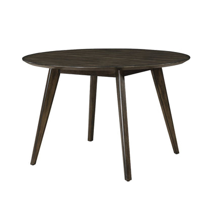 Rex 5-Piece Wood Round Dining Set, Walnut