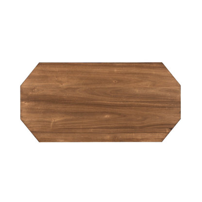 Decker 3-Piece Wood Occasional Table Set in Black/Brown