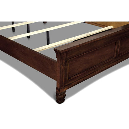 Furniture Tamarack Contemporary Solid Wood 4/6 Full Bed in Cherry