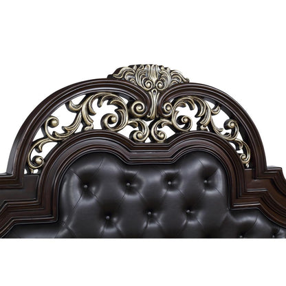 Furniture Maximus 6/0 Solid Wood King Bed in Madeira