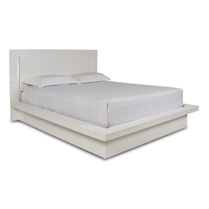 Furniture Sapphire Contemporary Solid Wood 6/6 Ek Bed in White