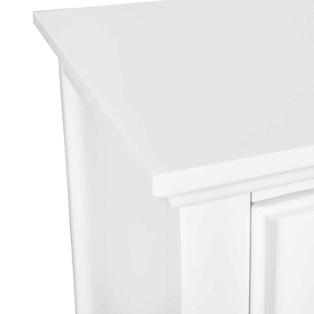 Tamarack Wood 2-Drawer Nightstand in White