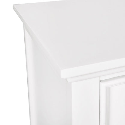 Tamarack Wood 2-Drawer Nightstand in White
