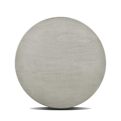 Furniture Pascal 47" Wood Round Dining Table in Driftwood