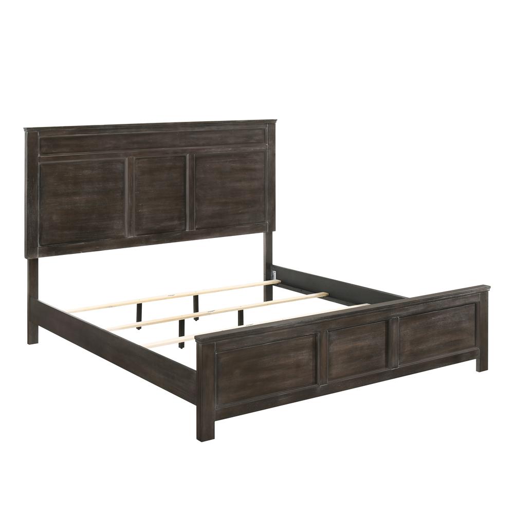 Furniture Andover Contemporary Solid Wood 5/0 Q Bed in Nutmeg
