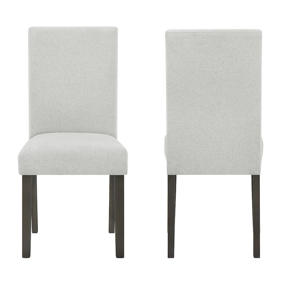 Carissa Wood Dining Chair in Stone (Set of 2)