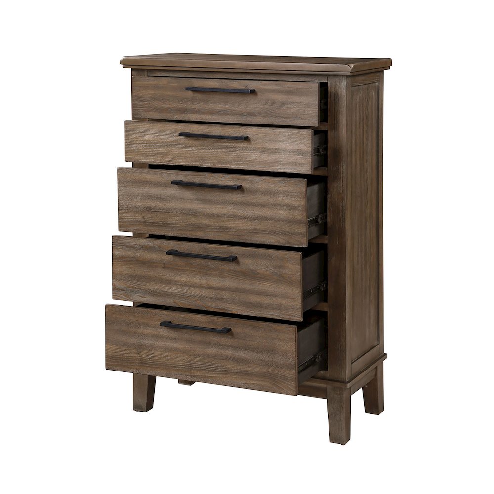 Cagney 3-Pc Wood Bedroom Set with Chest in Vintage