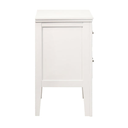 Andover Wood Nightstand in White (Set of 2)