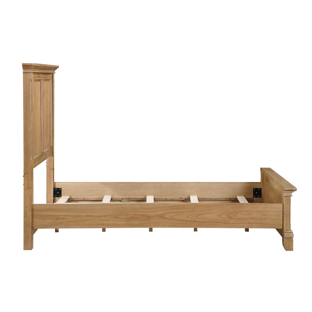 Sunstone Wood Full Size Panel Bed in Natural