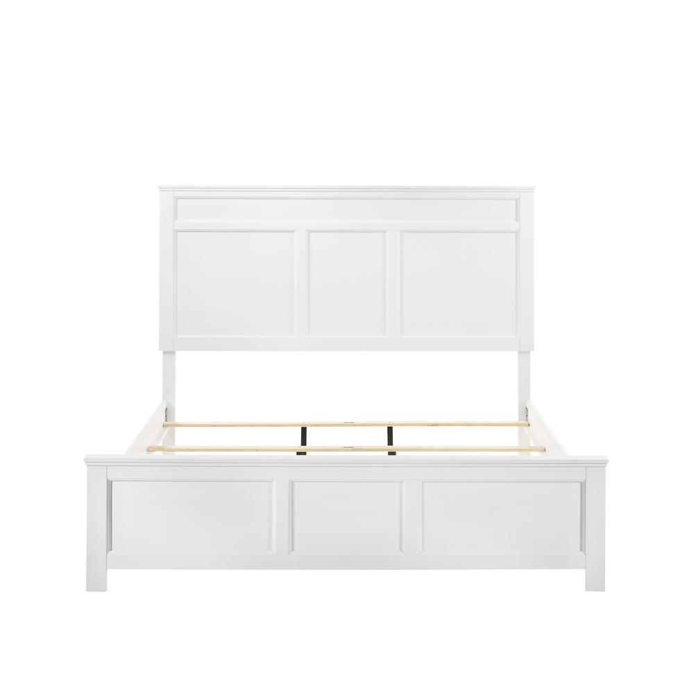 Andover 4-Piece Queen Wood Bedroom Set with Chest in White