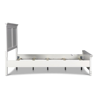 Furniture Tamarack Contemporary Solid Wood 5/0 Q Bed in White